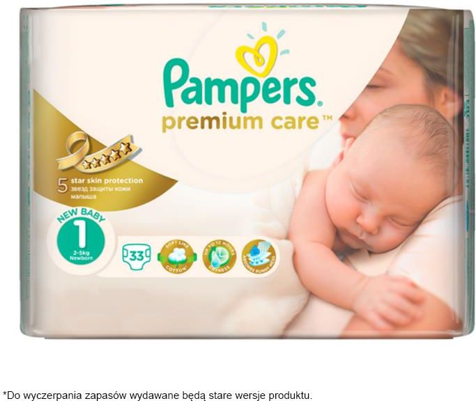 ceneo pampers 1 premium care vs newborn