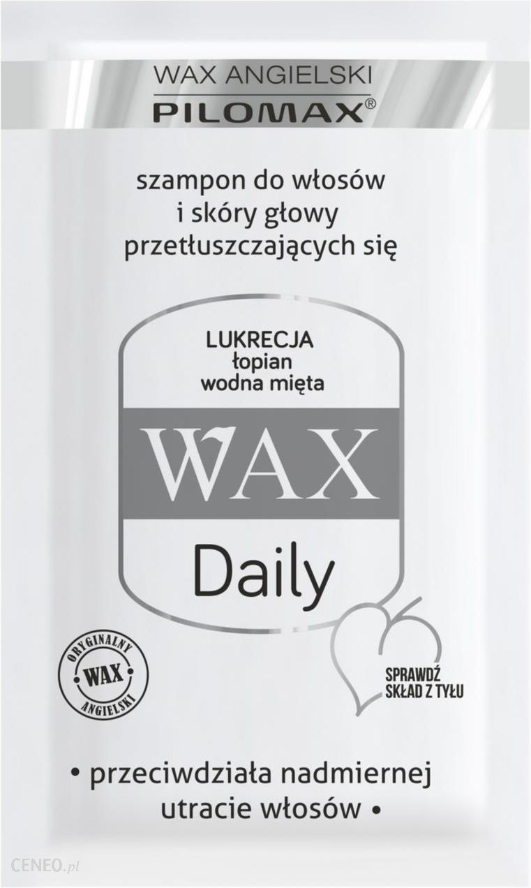 wax pilomax daily mist szampon do włosów przetłuszczających
