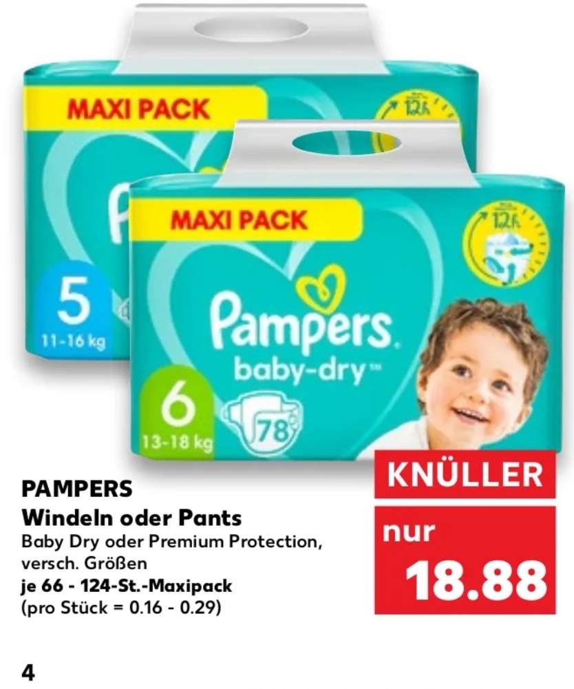 pampers slip-play kaufland