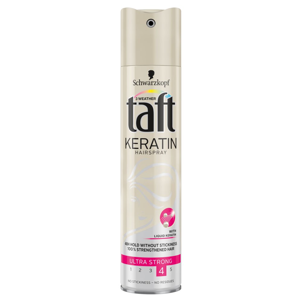 lakier do włosów taft keratin 3