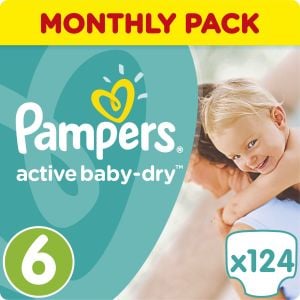 ceneo pampers 6 124