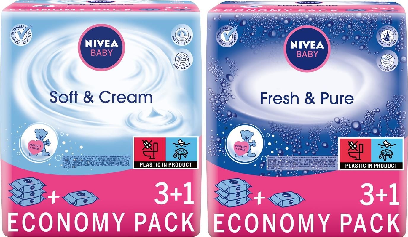 chusteczki nawilżane nivea fresh & pure