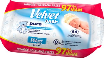 chusteczki nawilżane velvet baby pure