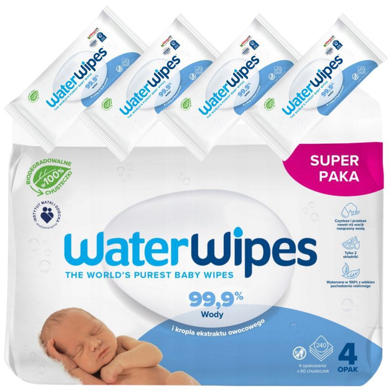 chusteczki nawilżane woda dla niemowląt