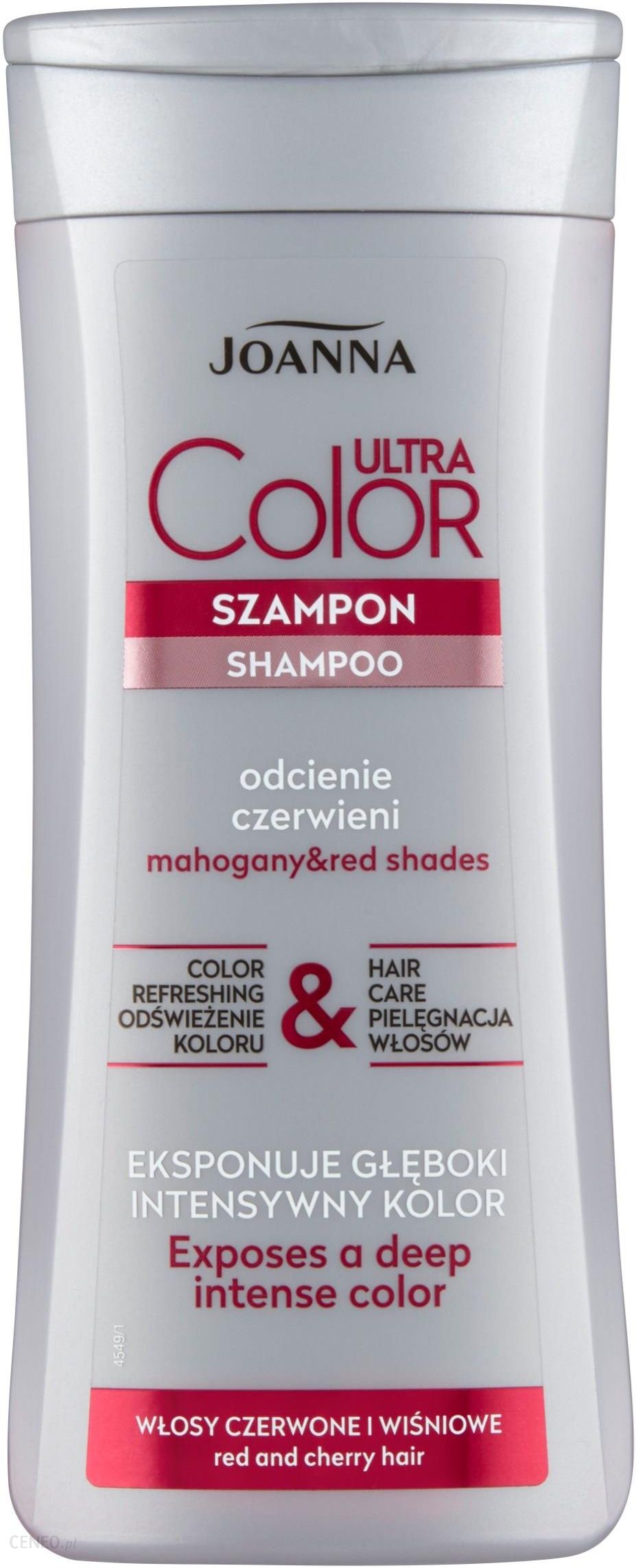 czerwony szampon do włosów
