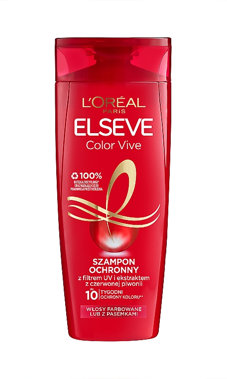 czerwony szampon glur d włosów farowanych