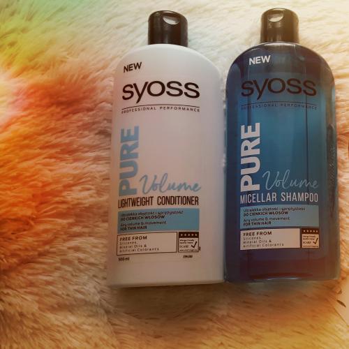 syoss pure volume szampon micelarny do włosów cienkich opinie