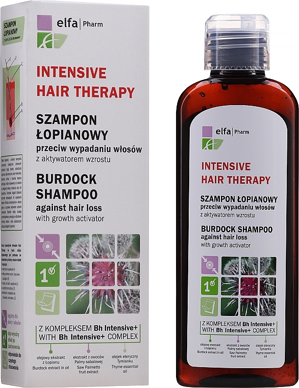 ntensive hair therapy szampon łopianowy