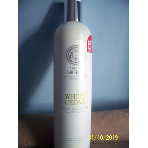 natura siberica white cedar szampon zwiększający objętość