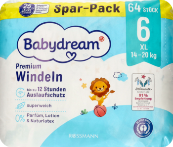 rossmann pieluchy babydream 6