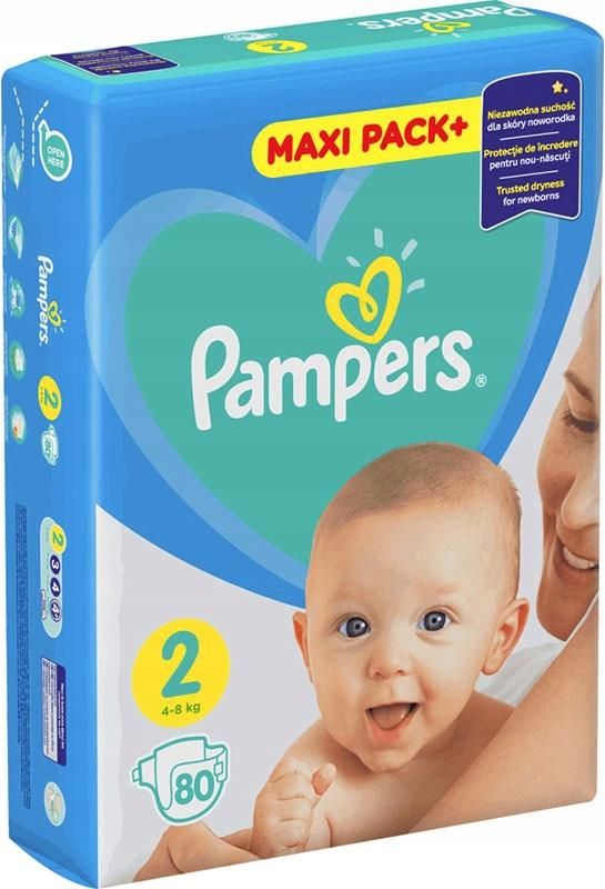 pieluchy pampers 2 maxi pack