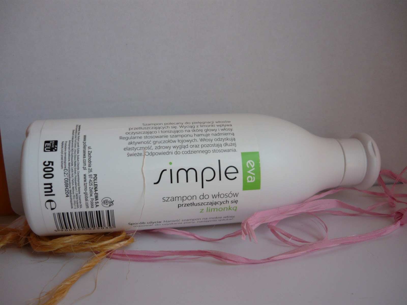 eva simple szampon do włosów przetłuszczających się z limonką skład