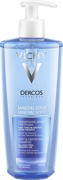 dercos vichy szampon mineral soft shampoo