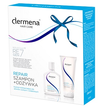 dermena repair zestaw szampon 200 ml odżywka 200