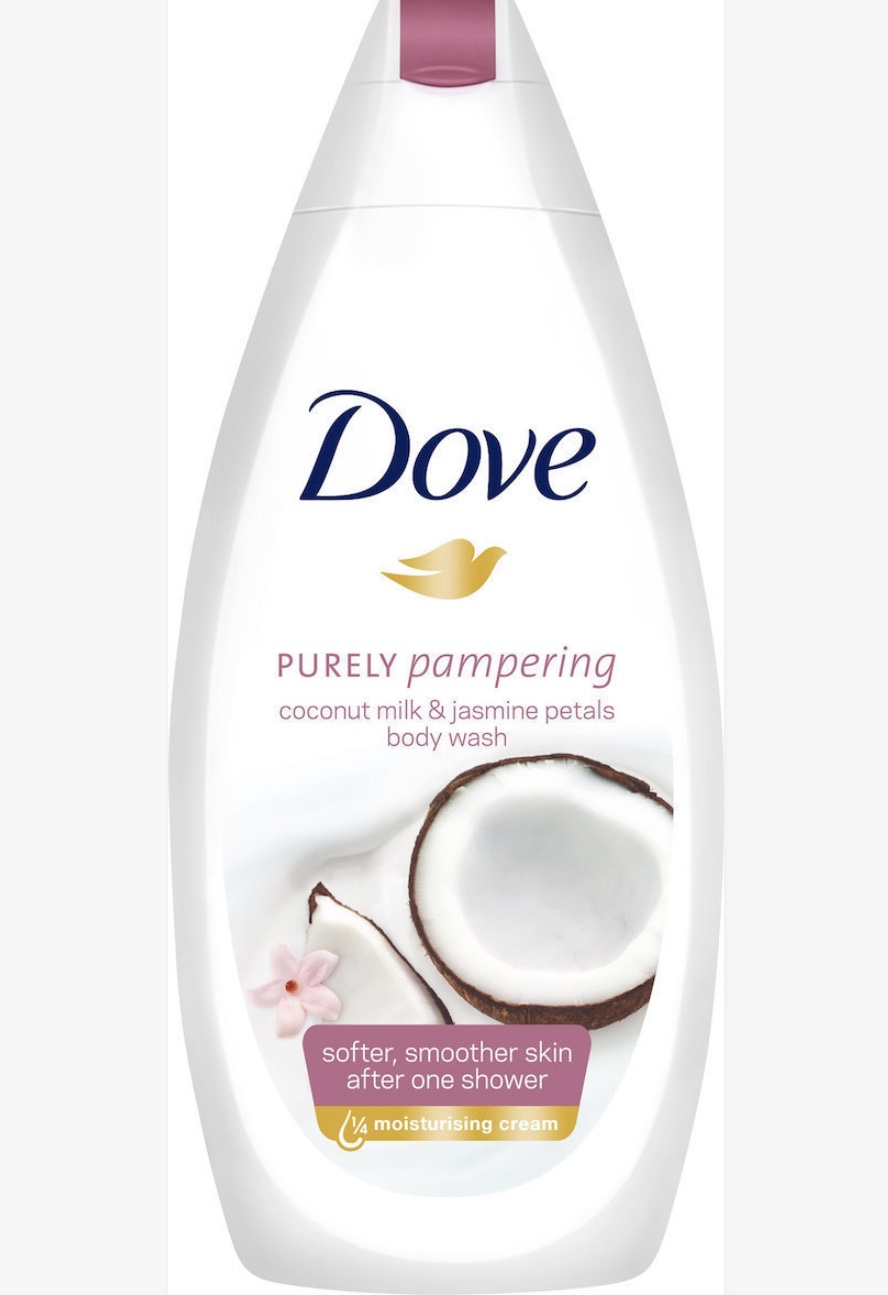 dove purely pampering coconut milk and jasmine petals