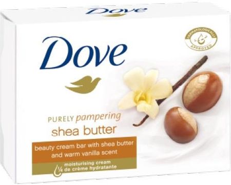 dove purely pampering kremowa kostka myjąca z masłem shea