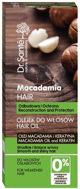 dr.sante olejek do włosów macadamia i keratyna