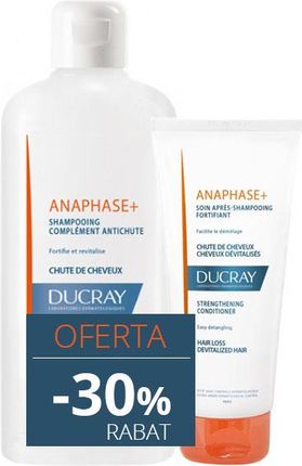 ducray anaphase+ szampon przeciw wypadaniu włosów 400ml odżywka 200ml