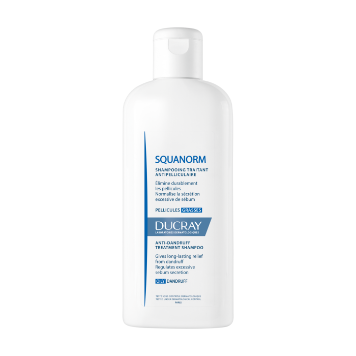 ducray squanorm szampon przeciwłupieżowy łupież tłusty skład