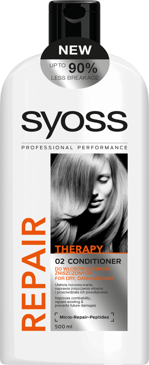syoss repair therapy 02 odżywka do włosów suchych i zniszczonych