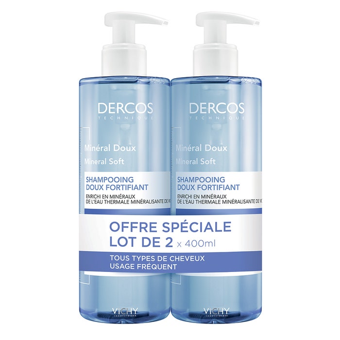 dercos vichy szampon mineral soft shampoo