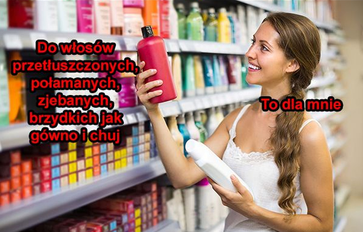 szampon do włosów pojebanych