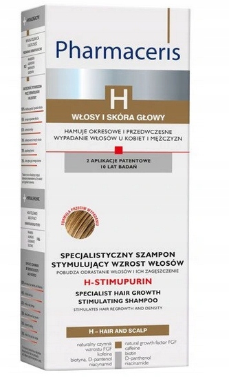 specjalistyczny szampon stymulujący wzrost włosów h-stimupurin allegro