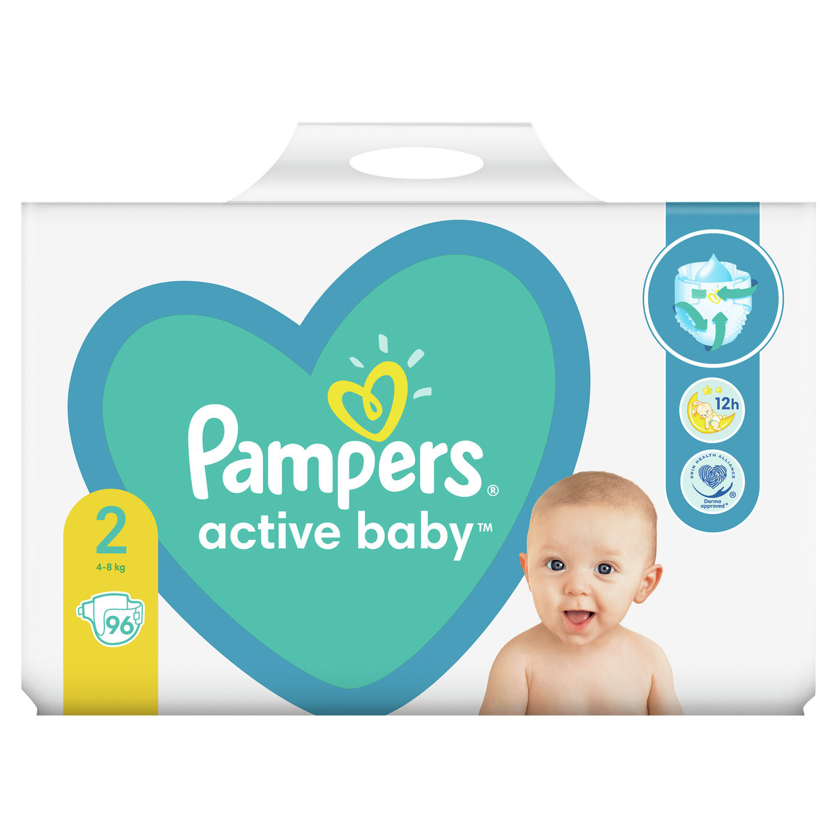 pampers active baby 4+ 45 szt