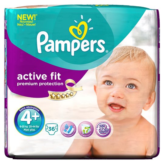 pampers active fit 4 plus