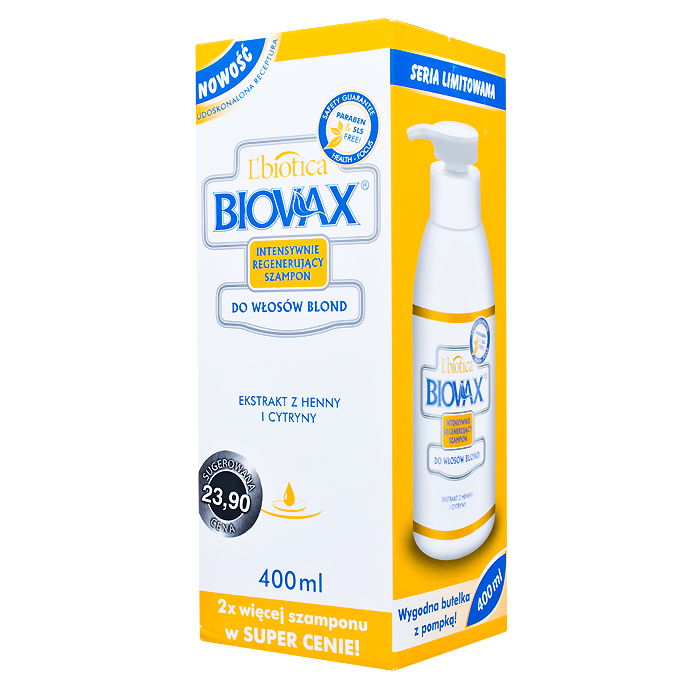 biovax dwufazowa odżywka do włosów blond