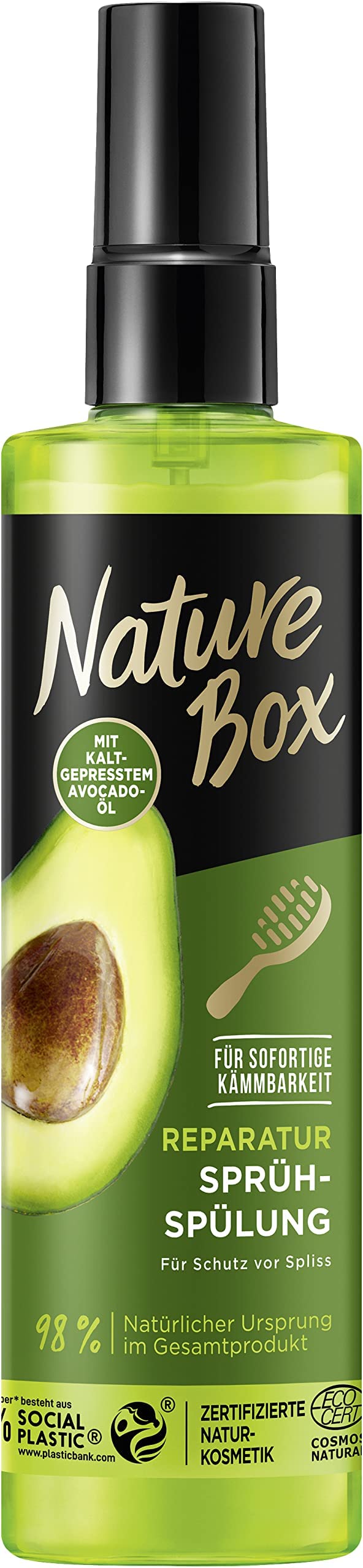 nature box odżywka do włosów z olejem z awokado