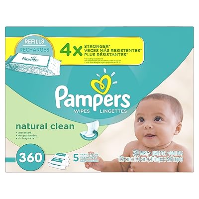 pampers natural clean