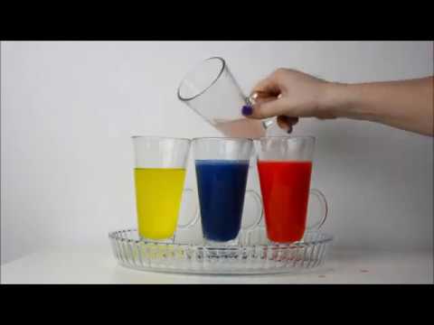eksperymetn woda polimer z pieluchy