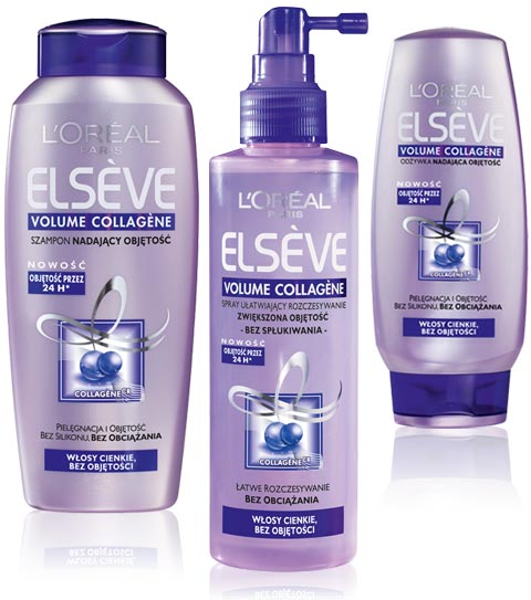 elseve volume collagene szampon odżywka