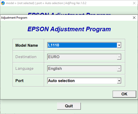 epson pampers reset