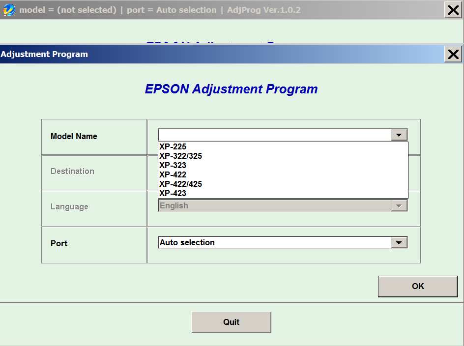 epson xp 225 reset pampers