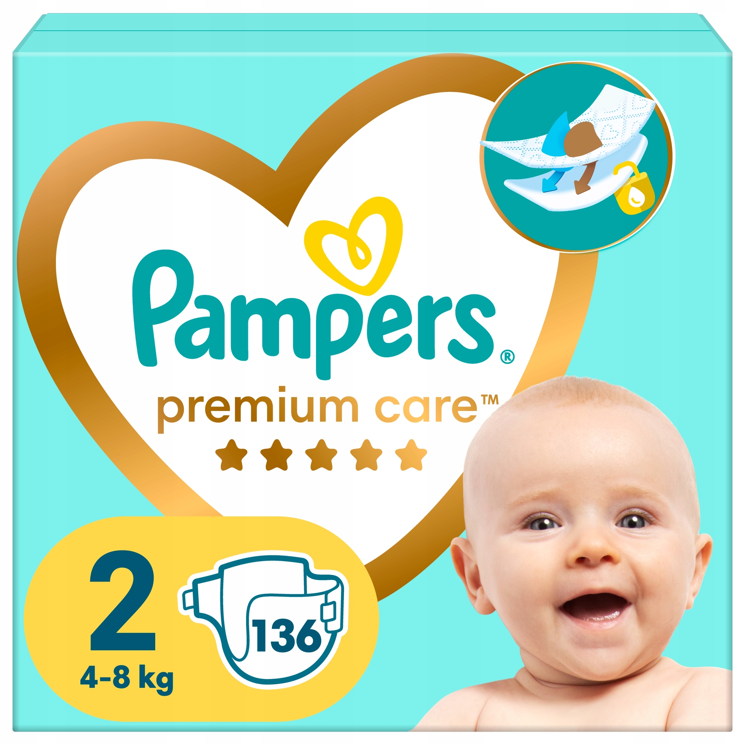 pampers dipers skład