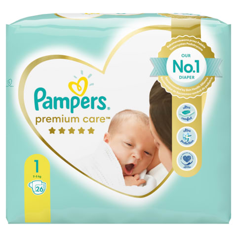 pampers premium care 2 22 szt