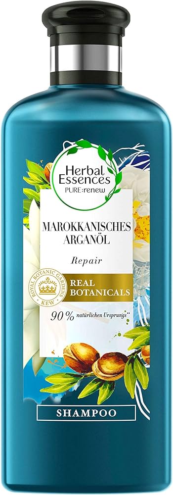 herbal essences szampon regenerujący argan oliwka