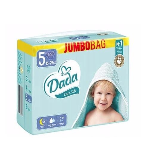 pieluszki dziecięce jednorazowe dada extra soft 5 junior 15-25 kg