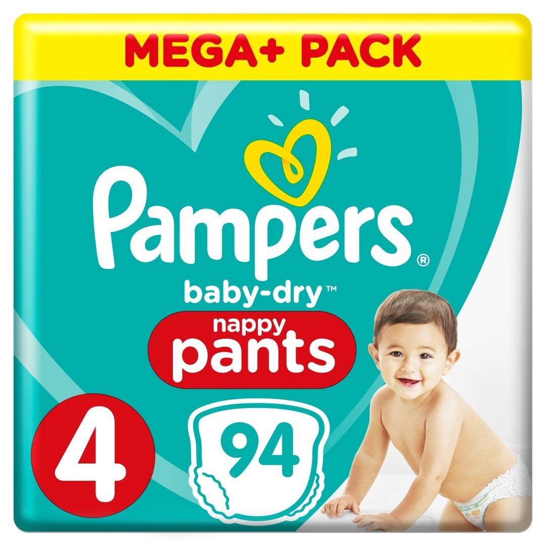 pampers mega paka beby-dry pants 4