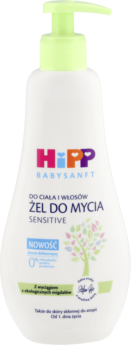 hipp szampon i żel do mycia ciala i włosów