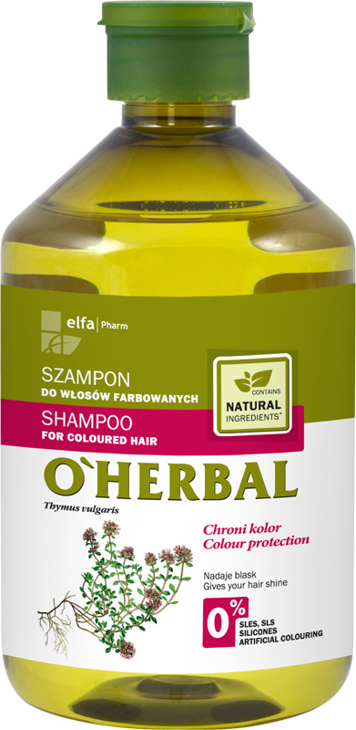 oherbal odżywka do włosów farbowanych ekstrakt z macierzanki tymianku