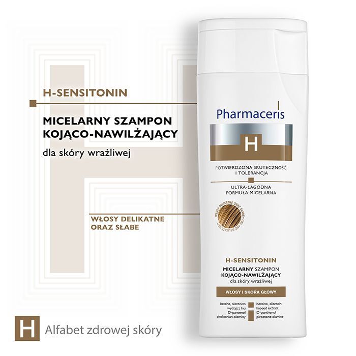 specjalistyczny szampon kojący do skóry wrażliwej h-sensitonin wizaz