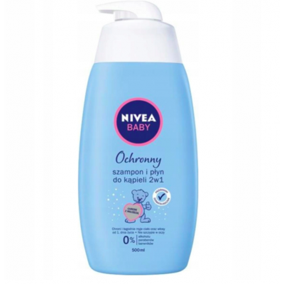 nivea baby ochronny szampon i płyn do kąpieli 2w1 wizaż