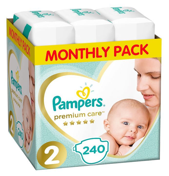 pampers premium care 240 cena