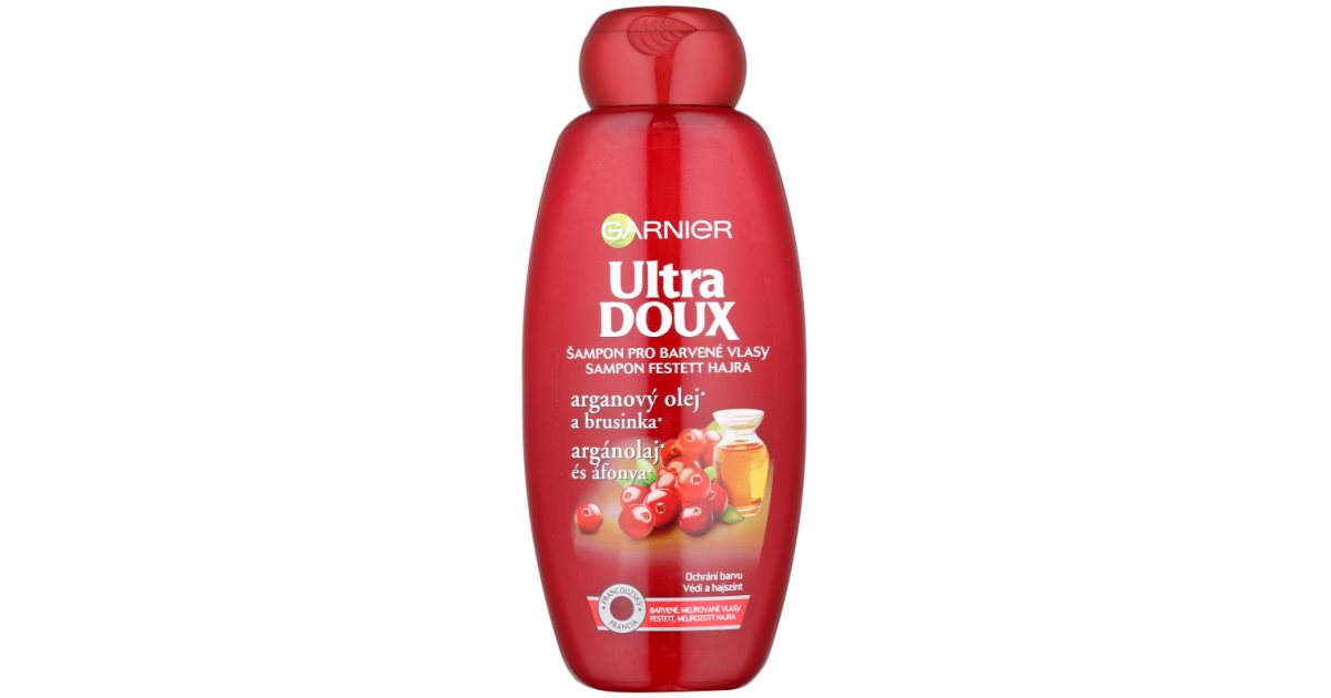 garnier ultra doux szampon do włosów farbowanych