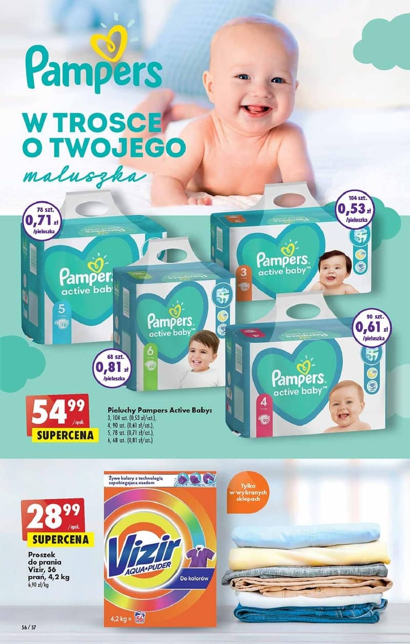 giant pack pampers biedronka