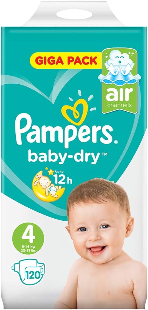 giga paka 4+ pampers biedronka