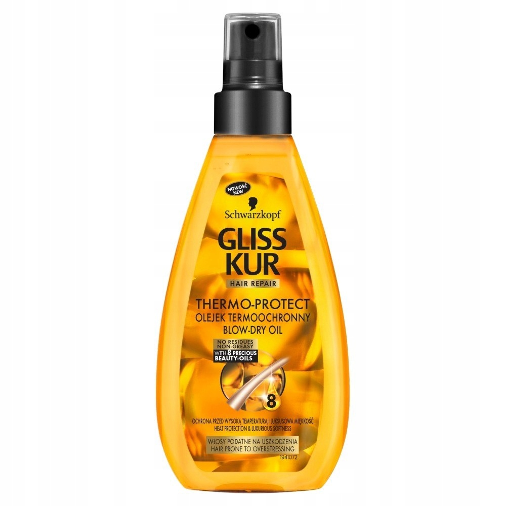 gliss kur thermo-protect termoochronny olejek do włosów wwwlosy